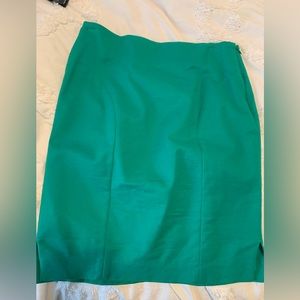 Calvin Klein pencil skirt green sz 2